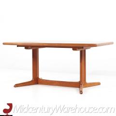  Dyrlund Dyrlund Style Mid Century Danish Teak Expanding Dining Table with 2 Leaves - 3691393