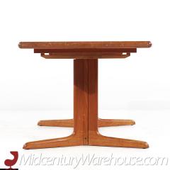  Dyrlund Dyrlund Style Mid Century Danish Teak Expanding Dining Table with 2 Leaves - 3691394