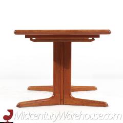  Dyrlund Dyrlund Style Mid Century Danish Teak Expanding Dining Table with 2 Leaves - 3691395
