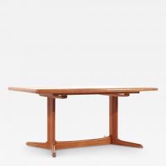  Dyrlund Dyrlund Style Mid Century Danish Teak Expanding Dining Table with 2 Leaves - 3710274