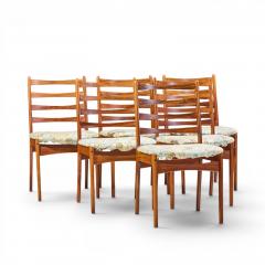  Dyrlund Dyrlund Style Mid Century Rosewood Dining Chairs Set of 6 - 4650873