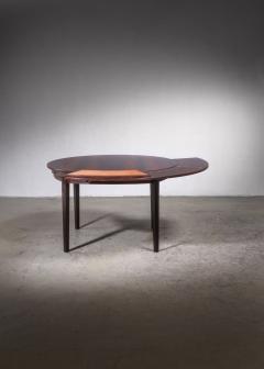  Dyrlund Dyrlund flip flap Lotus dining table Denmark 1960s - 2979001