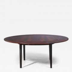  Dyrlund Dyrlund flip flap Lotus dining table Denmark 1960s - 2980190