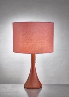  Dyrlund Dyrlund wood table lamp Denmark 1960s - 1115614