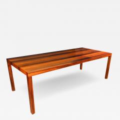  Dyrlund Mid Century Danish Parsons Dining Table Dyrlund Denmark Tri Wood - 2988177