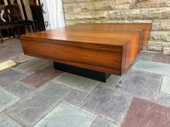  Dyrlund Milo Baughman Style Dyrlund Mid Century Danish Rosewood Maple and Teak Coffee - 4561170