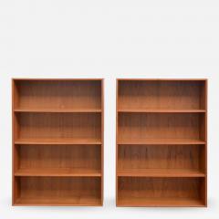  Dyrlund Pair of Minimalistic Hanging Danish Teak Shelving Units by Dyrlund - 876040