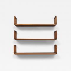  Dyrlund Scandinavian Modern Teak Wall Shelves by Dyrlund - 3216617