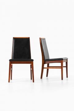  Dyrlund Set of 8 Danish Dining Chairs in Rosewood and Leather 1960s - 4596400