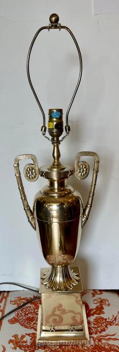  E F Chapman Chapman Neoclassical Brass Urn Form Table Lamp Circa 1970s - 2117376