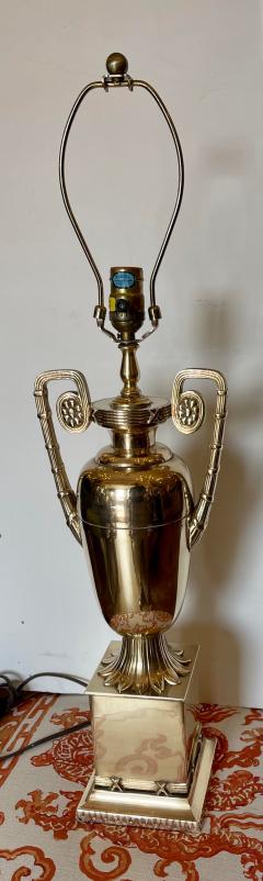  E F Chapman Chapman Neoclassical Brass Urn Form Table Lamp Circa 1970s - 2117377