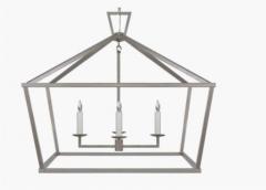  E F Chapman Modern Visual Comfort Chapman Myers Darlana Wide Lantern Polished Chrome - 2532871