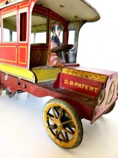  E P Lehman Co Lehman Autobus German WindUp Toy By The Ernest Paul Lehman Company Circa 1903 - 3767683