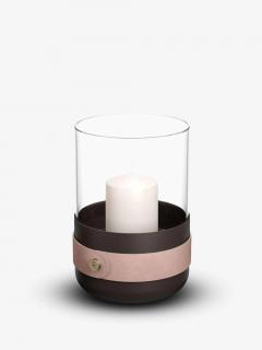  ELDVARM EMMA CANDLE HOLDER IN GLASS AND STEEL - 3571639