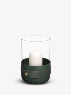  ELDVARM EMMA CANDLE HOLDER IN GLASS AND STEEL - 3571961