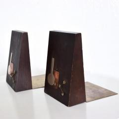  EMAUS Emaus Bookends Mid Century Mexican Modernist - 1254478