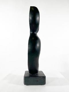  EVELYNE BRADER FRANK Amadea Swiss Modern Black Basalt Marble Abstract Sculpture - 4613579