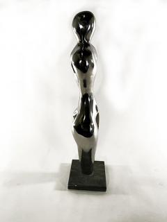  EVELYNE BRADER FRANK Angel Swiss Modern Stainless Steel On Marble Sculpture Evelyne Brader Frank - 4619380