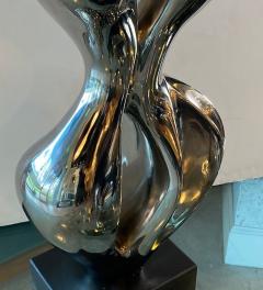  EVELYNE BRADER FRANK DANA Swiss Modern Stainless Steel Abstract Sculpture Evelyne Brader Frank - 4628403