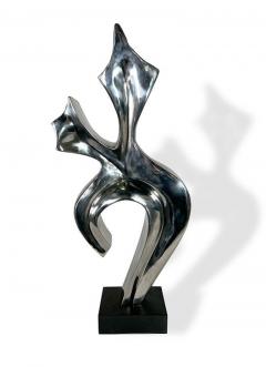  EVELYNE BRADER FRANK Joy Swiss Modern Stainless Steel Abstract Sculpture Evelyne Brader Frank - 4604876