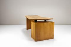  Eb nisterie Seltz Adjustable Desk in Beech Produced by Seltz France 1980s - 4014889