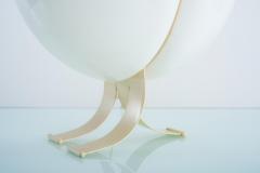  Ecolight Mid Century Modern Sfera Table Lamp by Beni Cuccuru Italy 1972 - 4215381