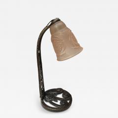  Edgar Brandt 1930s Wrought iron table lamp attributed to Edgar Brandt - 4513134