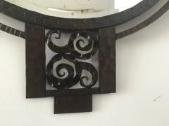  Edgar Brandt Edgar Brandt Wrought Iron Mirror - 3349363