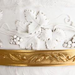  Edme Samson et Cie Antique French pair of ormolu mounted bisque porcelain pedestals - 4467114