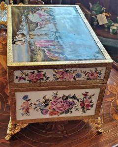  Edme Samson et Cie Late 19th Century Sevres Style Exceptional Samson Dressing Table Box - 2021933