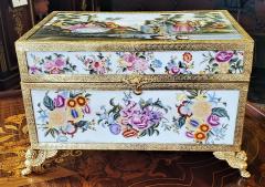  Edme Samson et Cie Late 19th Century Sevres Style Exceptional Samson Dressing Table Box - 2021937