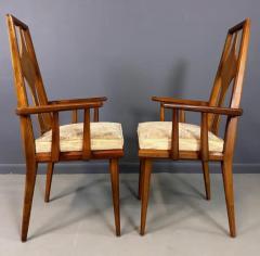  Edmond J Spence 1960s Set of 6 Edmond J Spence Walnut Dining Chairs Swedish Modern - 3681133