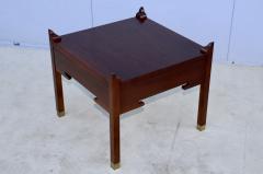  Edmond J Spence Edmond J Spence Single Drawer Walnut End Tables - 4356441