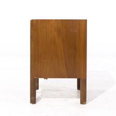  Edmond J Spence Edmond Spence Mid Century Swedish Walnut Nightstand - 4106677