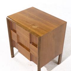  Edmond J Spence Edmond Spence Mid Century Swedish Walnut Nightstand - 4106684