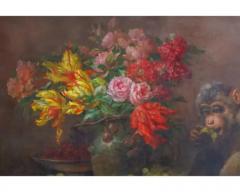  Edmond Louis Maire Edmond Louis Maire French 1862 1914 a Monkey Still Life Painting 1904 - 4123814