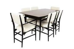  Edmondo Palutari Italian Mid Century Dassi Dining Table With Six Chairs By Edmondo Palutari - 3692735