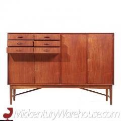  Edvard Valentinsen Edvard Valentinsen Mid Century Danish Teak Tall Credenza - 3554390