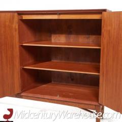  Edvard Valentinsen Edvard Valentinsen Mid Century Danish Teak Tall Credenza - 3554452