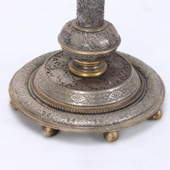 Edward F Caldwell Co Caldwell Lighting An Antique Silver and Bronze Floor Lamp by E F Caldwell early 20th C  - 4352597
