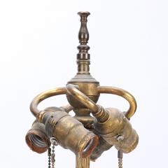  Edward F Caldwell Co Caldwell Lighting An Antique Silver and Bronze Floor Lamp by E F Caldwell early 20th C  - 4352605
