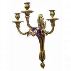  Edward F Caldwell Co Caldwell Lighting An Exceptional Pair of Gilt Bronze Three Light Sconces - 1443963