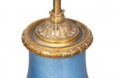  Edward F Caldwell Co Caldwell Lighting Chinese Powder Blue Porcelain Table Lamp With Caldwell Fittings - 4506992