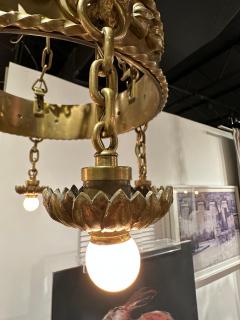  Edward F Caldwell Co Caldwell Lighting E F Caldwell Important Bronze Chandelier - 4637092