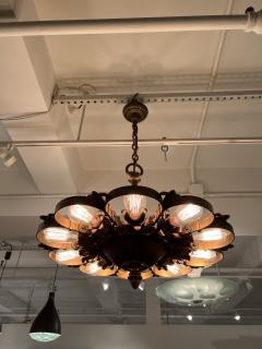  Edward F Caldwell Co Caldwell Lighting Edward F Caldwell Bronze Chandelier - 3094761