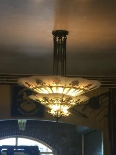  Edward F Caldwell Co Caldwell Lighting MONUMENTAL ART DECO TRIPLE TIER CHANDELIER - 2089818