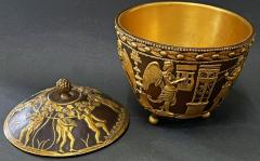  Edward F Caldwell Co Caldwell Lighting Music and Wine E F Caldwell Bronze Bowl Greek Renaissance Motifs - 3704899