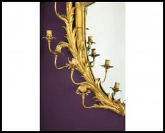  Edward F Caldwell Co Caldwell Lighting Very Fine Gilt Bronze Ormolu Girandole Mirror by Edward F Caldwell Co  - 3865283