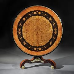  Edward Holmes Baldock AN EXCEPTIONAL 19TH CENTURY EDWARD HOLMES BALDOCK MARQUETRY CENTRE TABLE - 2431547