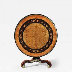  Edward Holmes Baldock AN EXCEPTIONAL 19TH CENTURY EDWARD HOLMES BALDOCK MARQUETRY CENTRE TABLE - 2436126